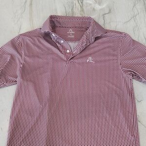 Men's Rhoback The Don’t Mess Polo Shirt Maroon Size Small
